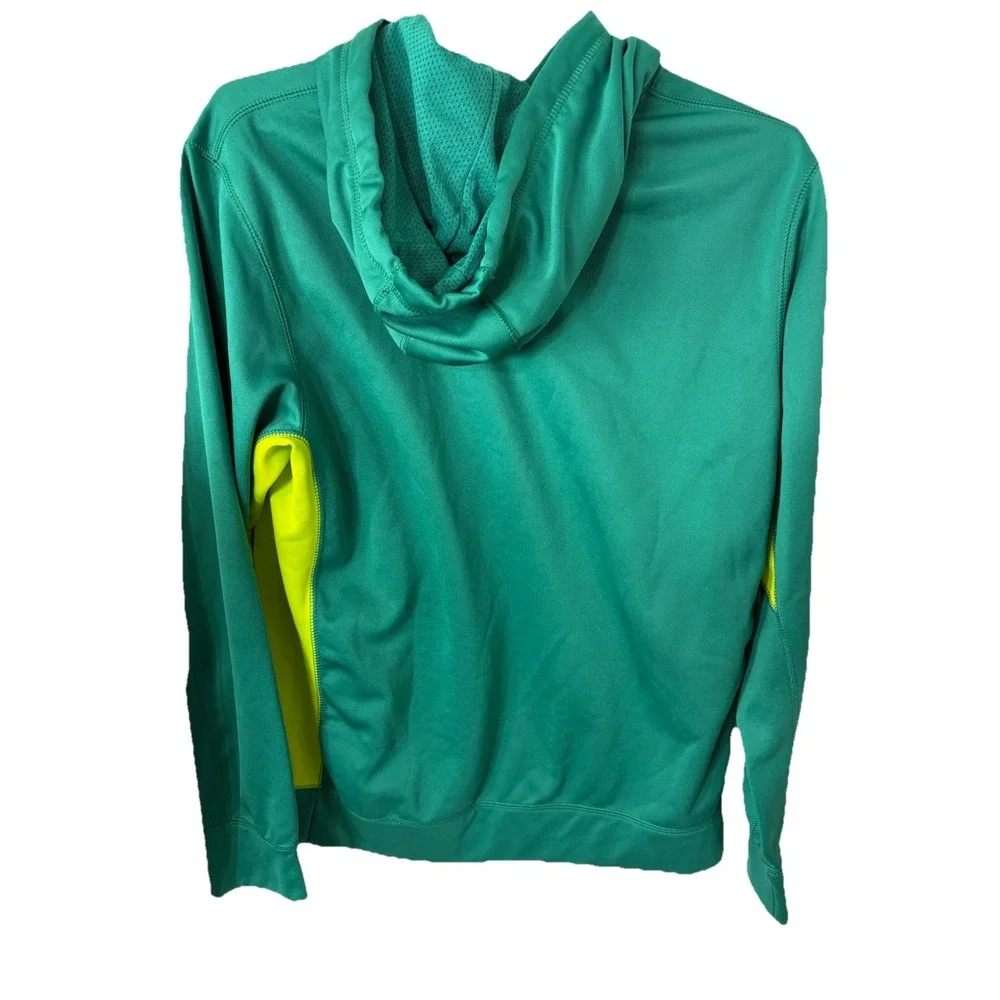 Nike Fleece‎ Men's Large Therma Fit Pullover Hoodie Green Swoosh